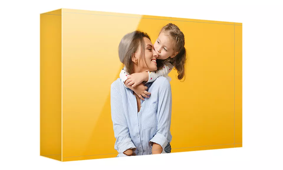 Personalized Acrylic Photo Block at Photo Gifts