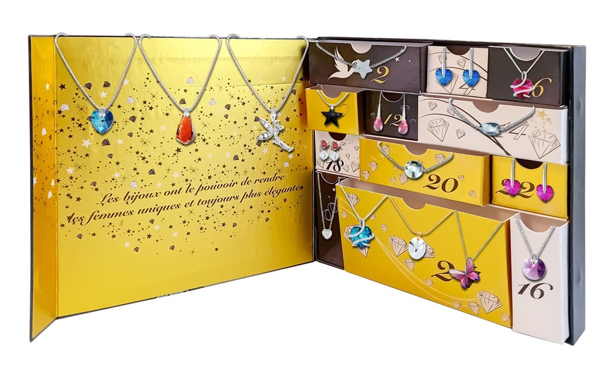 Image 2: Calendario de Adviento con 12 joyas con brillantes, de SC Crystal