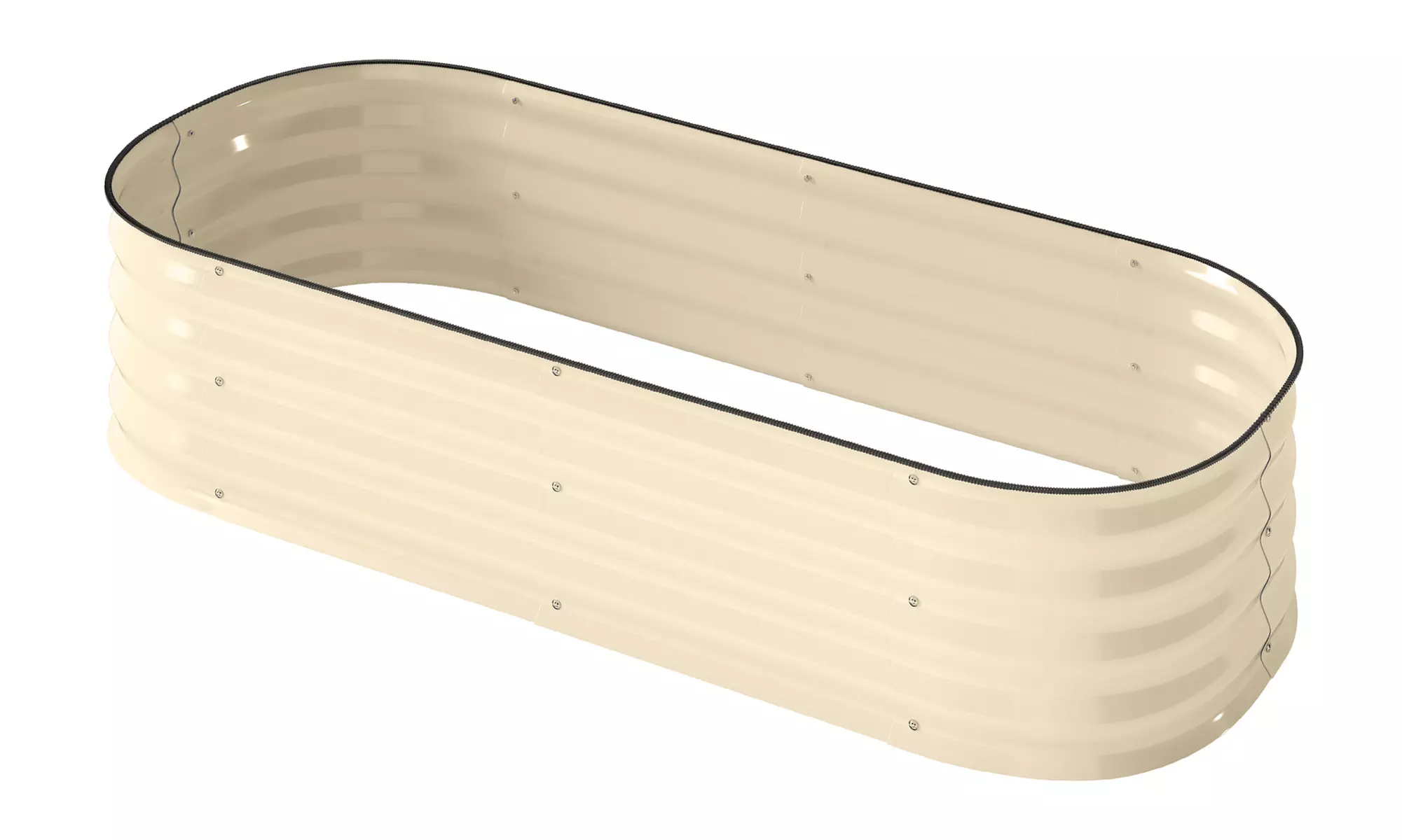 Outsunny Galvanised Steel Raised Garden Planter