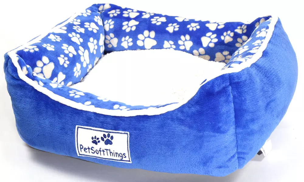 Plush Fluffy Soft Warm Calming Medium Small Dog Puppy Kitten Cat Pet Bed Cuddle