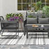 Image 3: Outsunny Four-Piece Rattan-Effect Outdoor Furniture Set