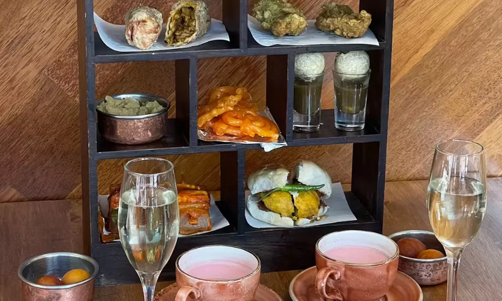 Indian Afternoon Tea with Savory and Sweet Delights for 2 or 4 People