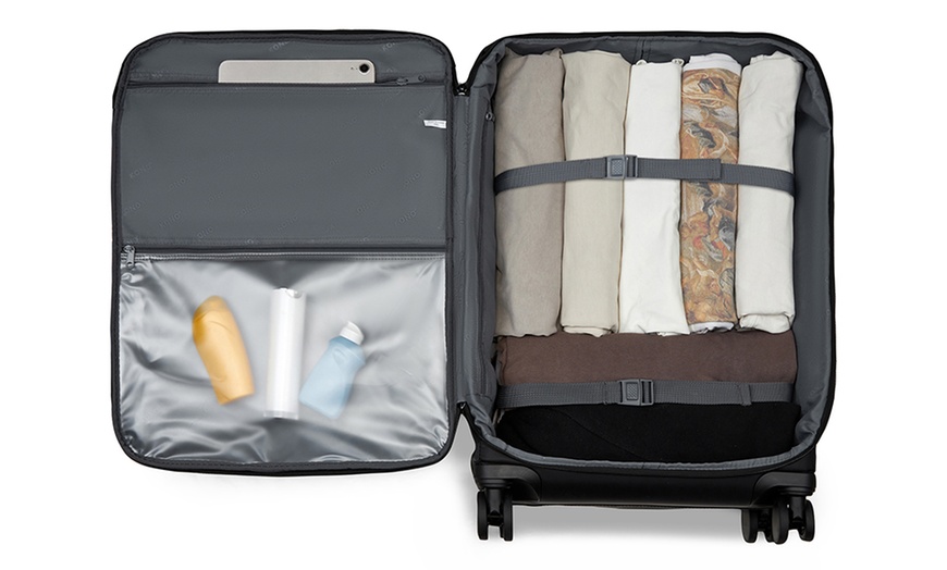 Image 5: 1x oder 3x KONO Soft-Shell-Reisekoffer