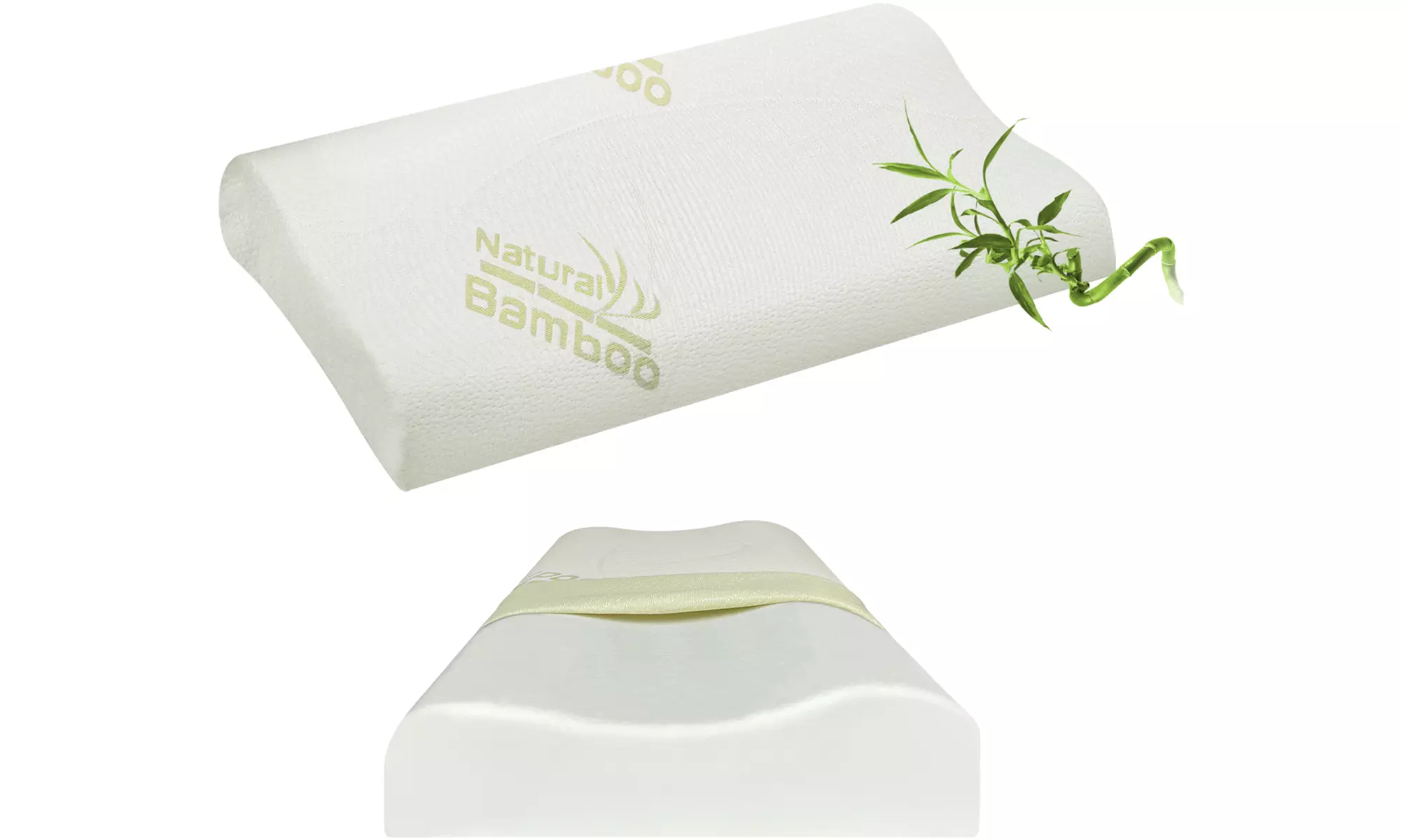 Bamboo Double Wave Cervical Memory Pillow