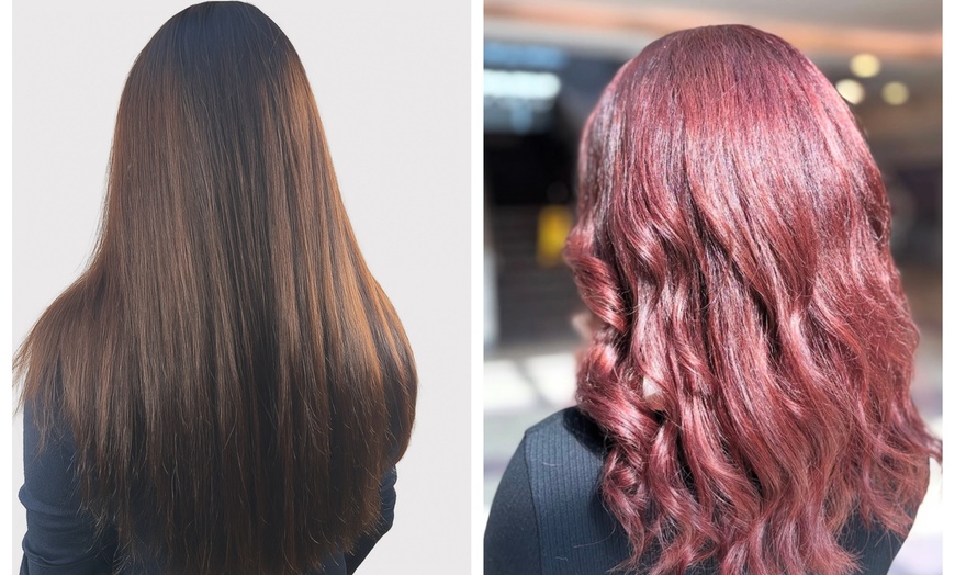 Image 4: Wash, Cut, and Blow Dry with Optional Half or Full Head Highlights