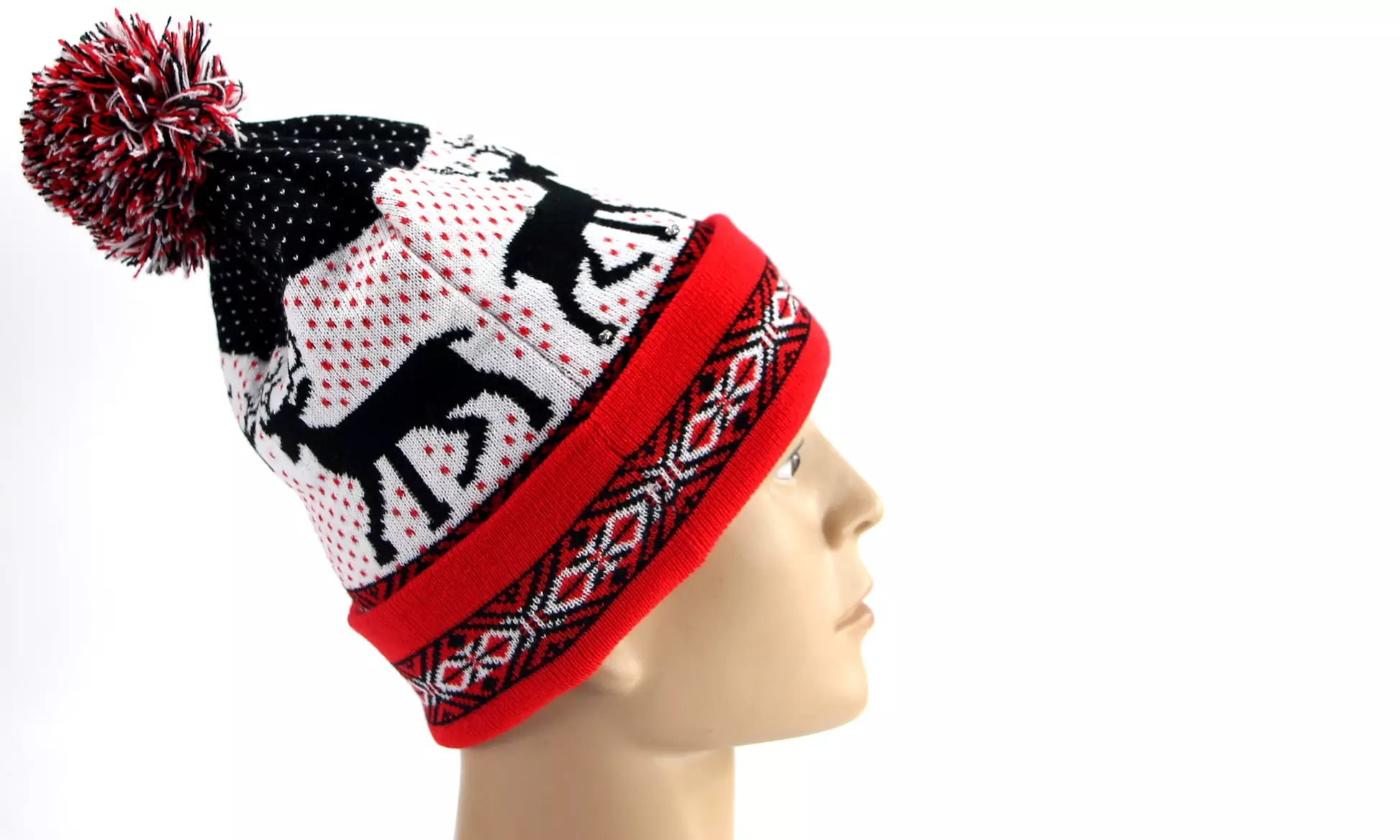 EZGO Colorful 10 LED Light Up Beanie Knit Hat Winter Warm