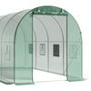 Image 2: Outdoor Walk-in Tunnel Steel Greenhouse with PE Cover