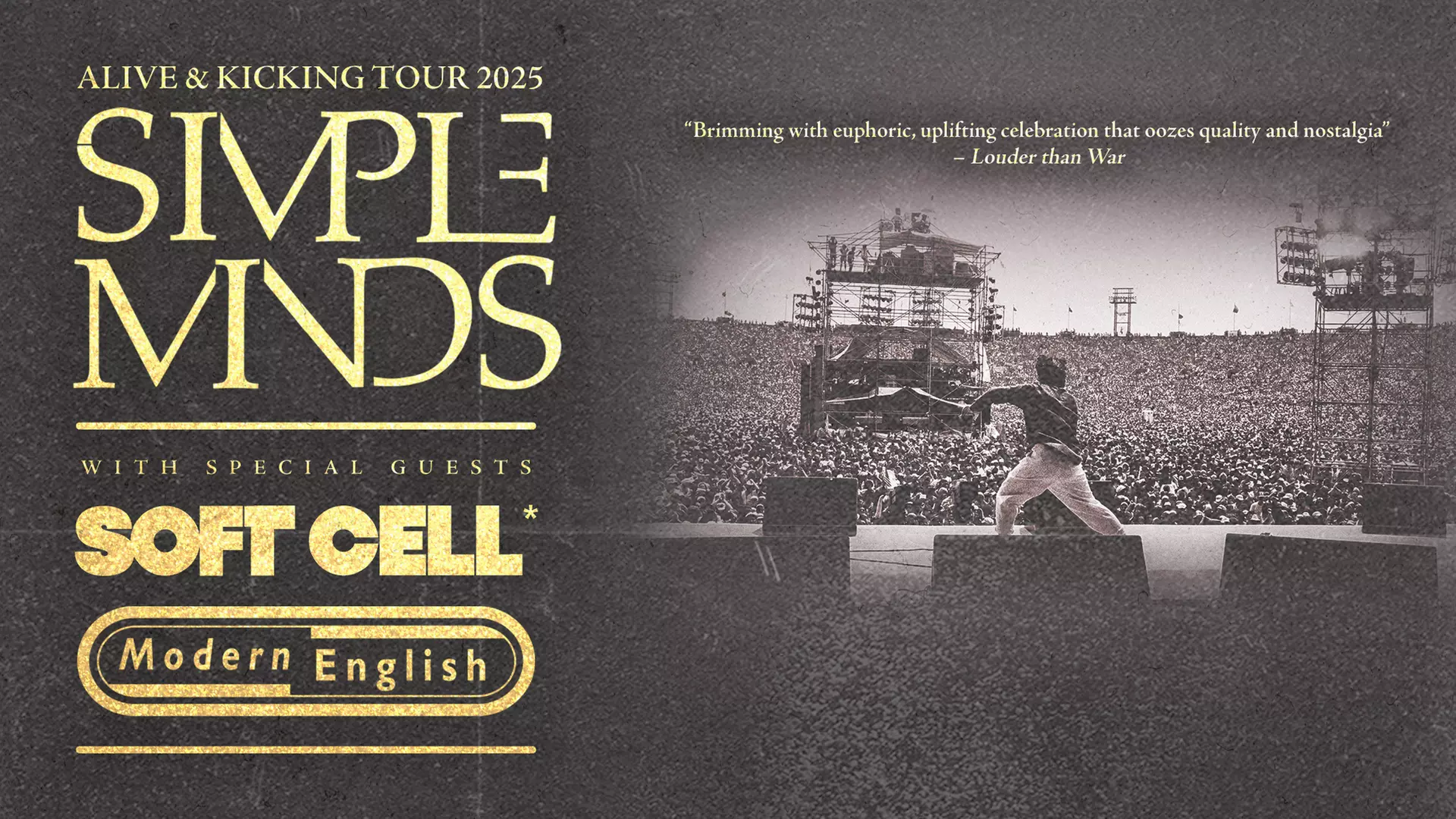 Simple Minds: Alive & Kicking Tour 2025 on June 11 at 7 p.m. - Primary Image