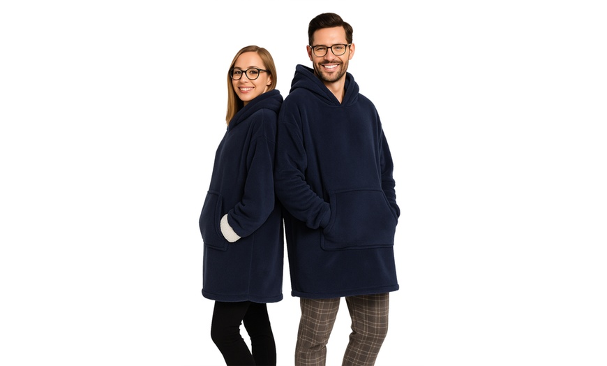 Image 5: Pull plaid à capuche Bill Tornade