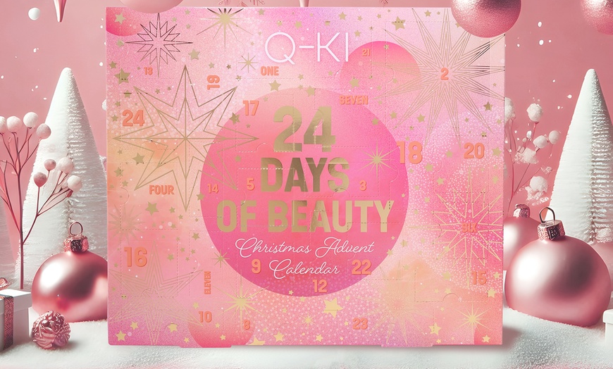 Image 3: Q-Ki 24 Days of Beauty Advent Calendar - Christmas Makeup Gift Set