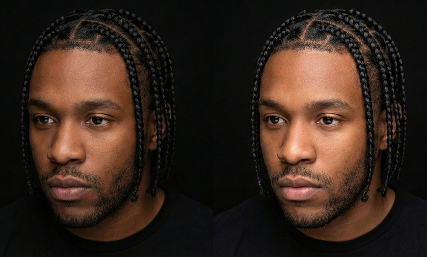 Image 2: Traditional Weft Extension Sew In or Men’s Hair Braiding