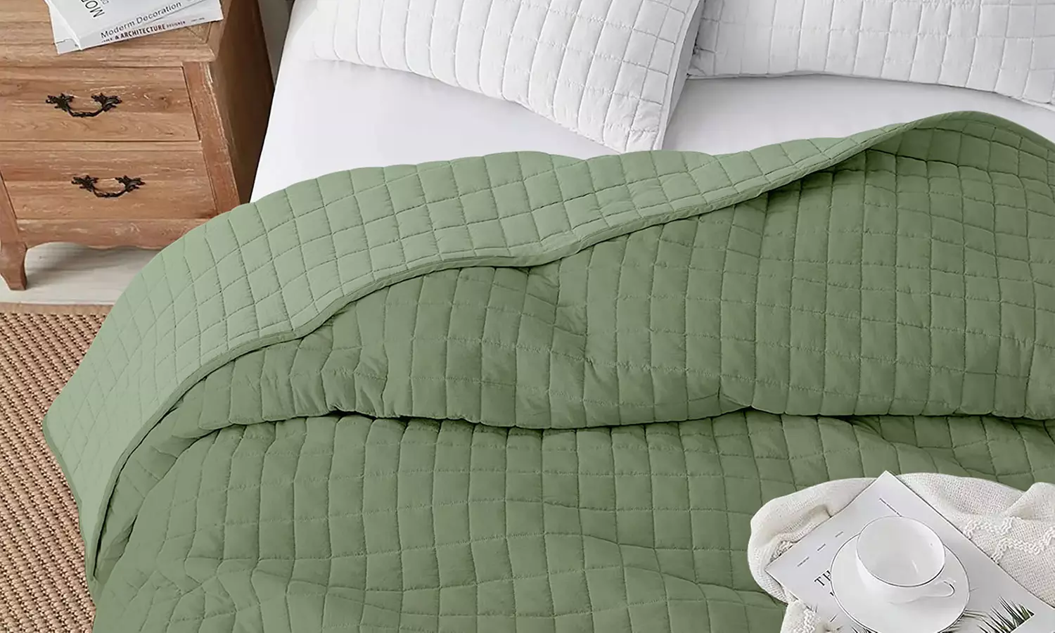 Couette en microfibre à deux tons