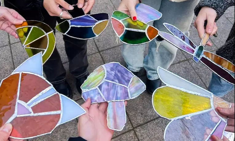 Stained Glass Class for 2 or 4 at Mellow Maker Studio 