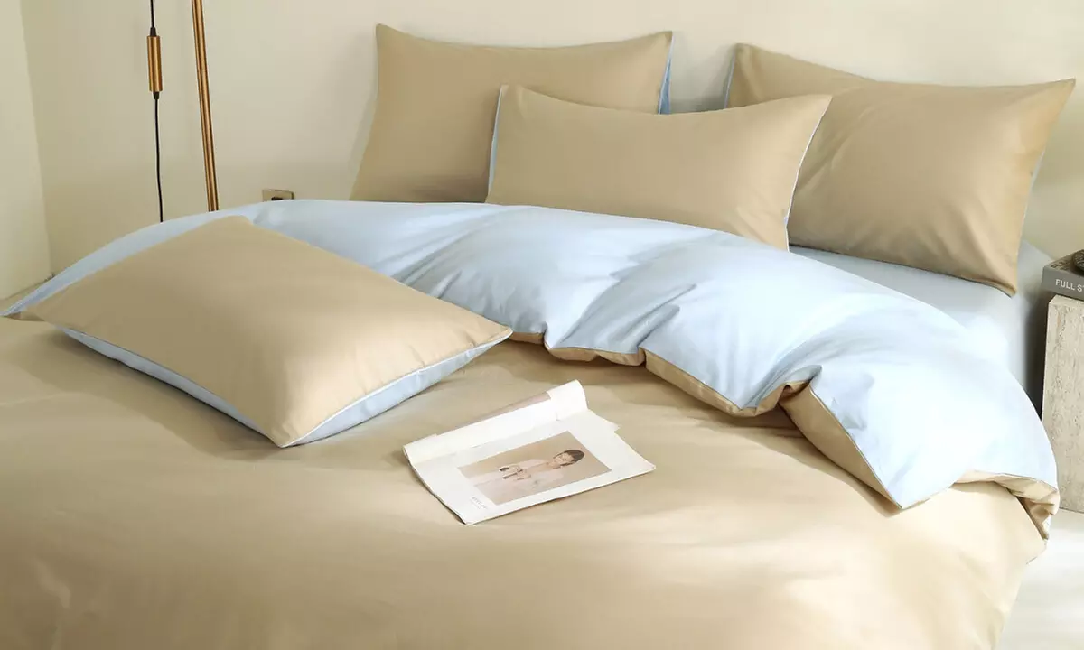 Reversible Pure Cotton Pillowcase Pair