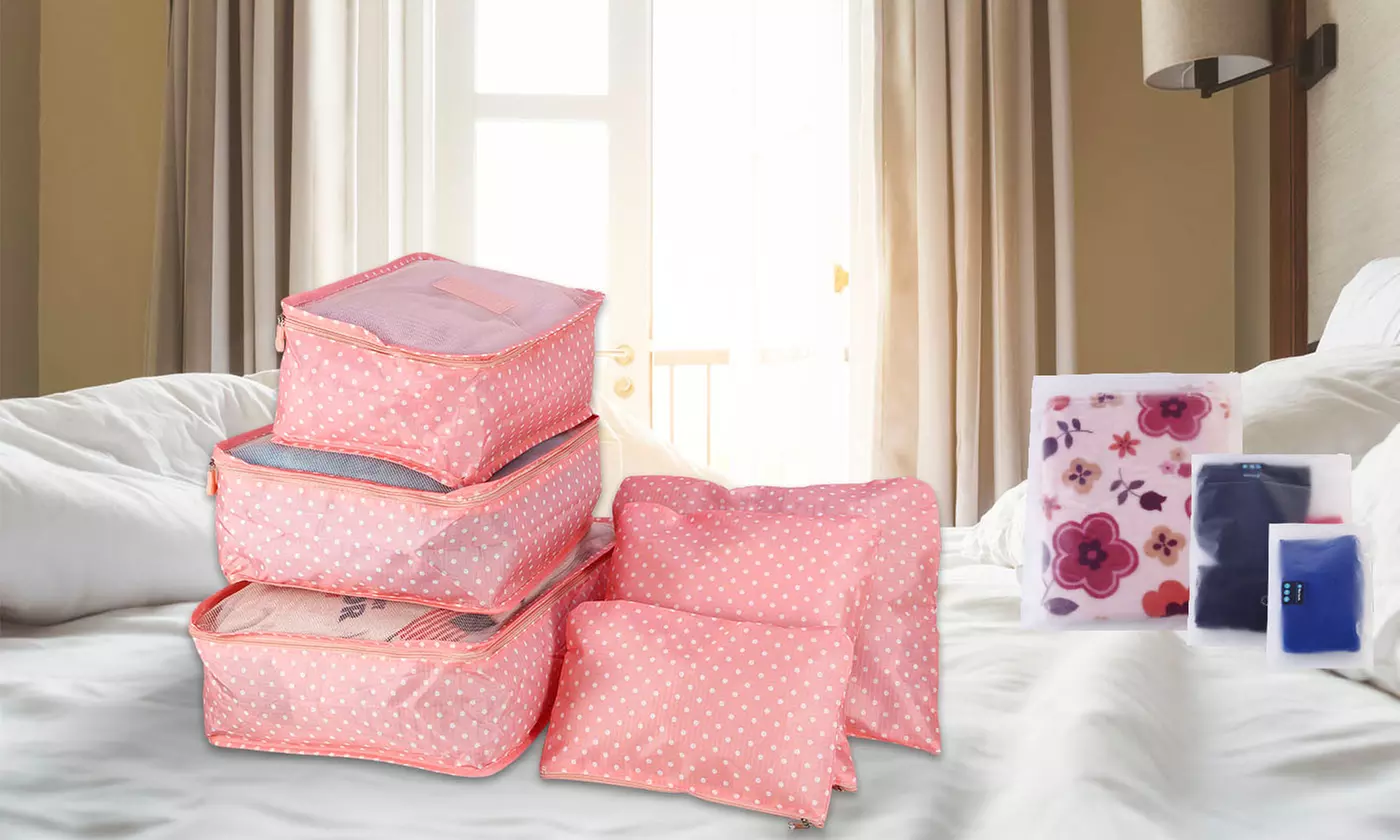 iMounTEK 9-Piece Travel Packing Cubes & Luggage Organizer Set for Suitcases