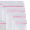 Image 15: 90L Large Laundry Basket Mesh Laundry Wash Bags for Socks Underwear Hosiery Bras