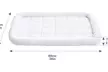 Amazon Basics Faux Sherpa Padded Bolster Dog & Pet Bed - 2 Sizes - Second Medium