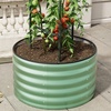Image 1: Round Open-Bottom Galvanized Steel Raised Garden Bed