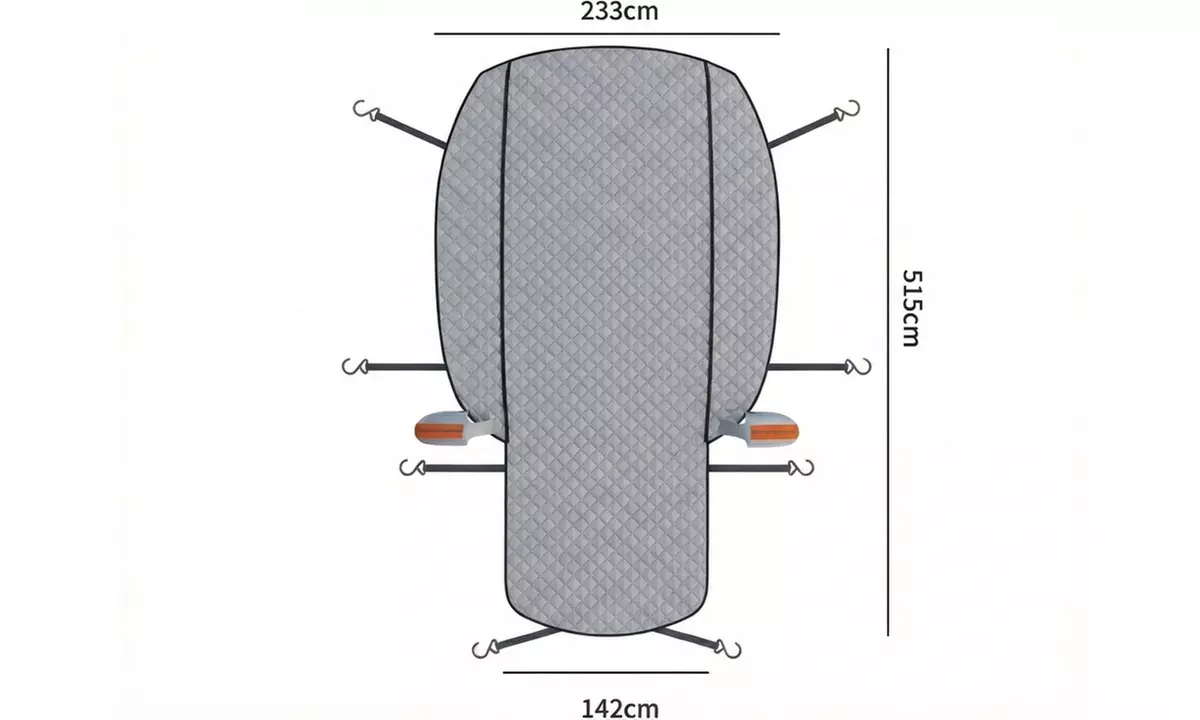 Ganzjahres-Autofenster-Schutz gegen Sonne, Schnee und Staub