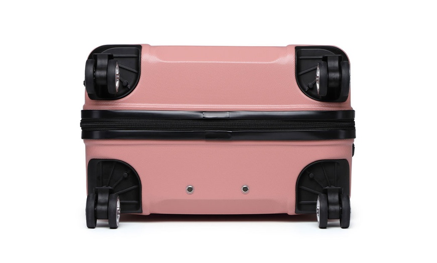 Image 9: Valise rigide avec coque en ABS et 8 sacs de rangement