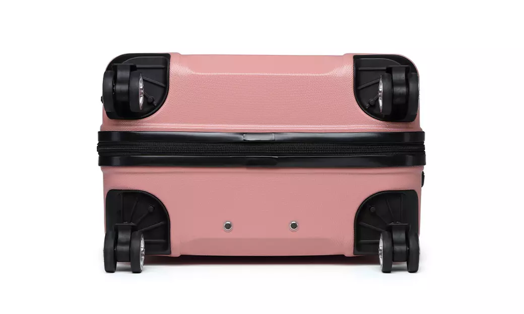 Valise rigide avec coque en ABS et 8 sacs de rangement