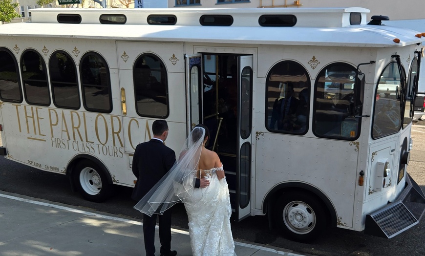 Image 6: Join Up to 4 or 8 Hour Booking for a Trolley Party Bus