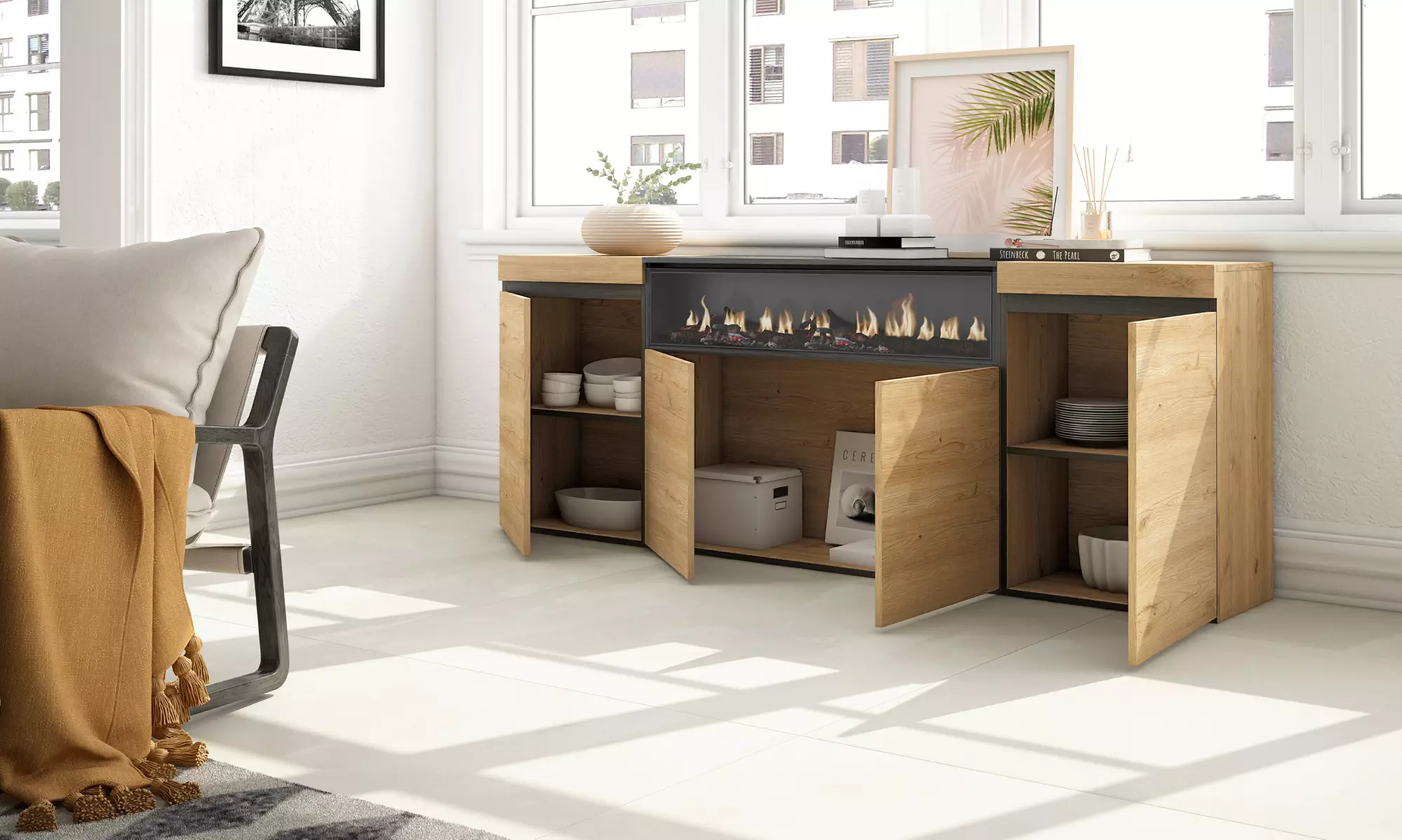 Sideboard mit großem Stauraum