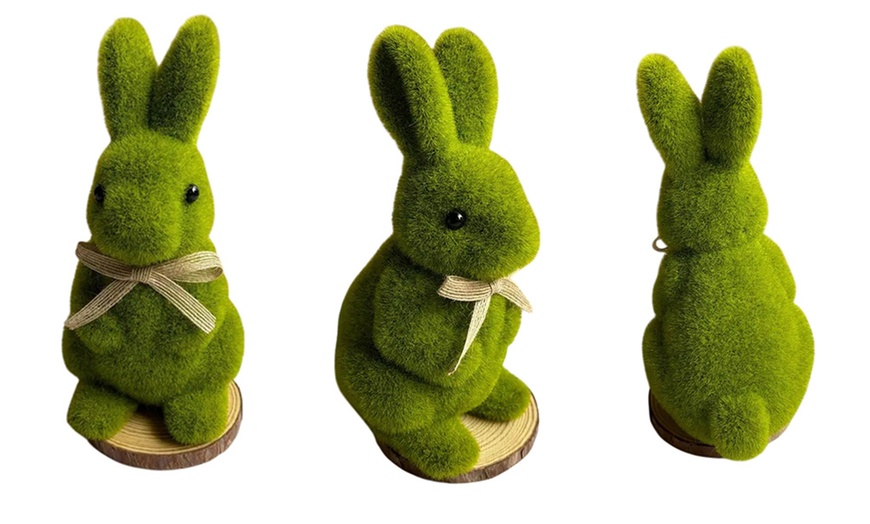 Image 2: Up to Four Easter Garden Bunny Statue Decorations