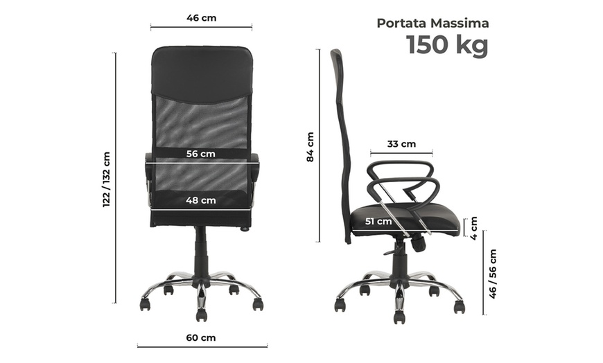 Image 5: Sedia da ufficio "Mirela"