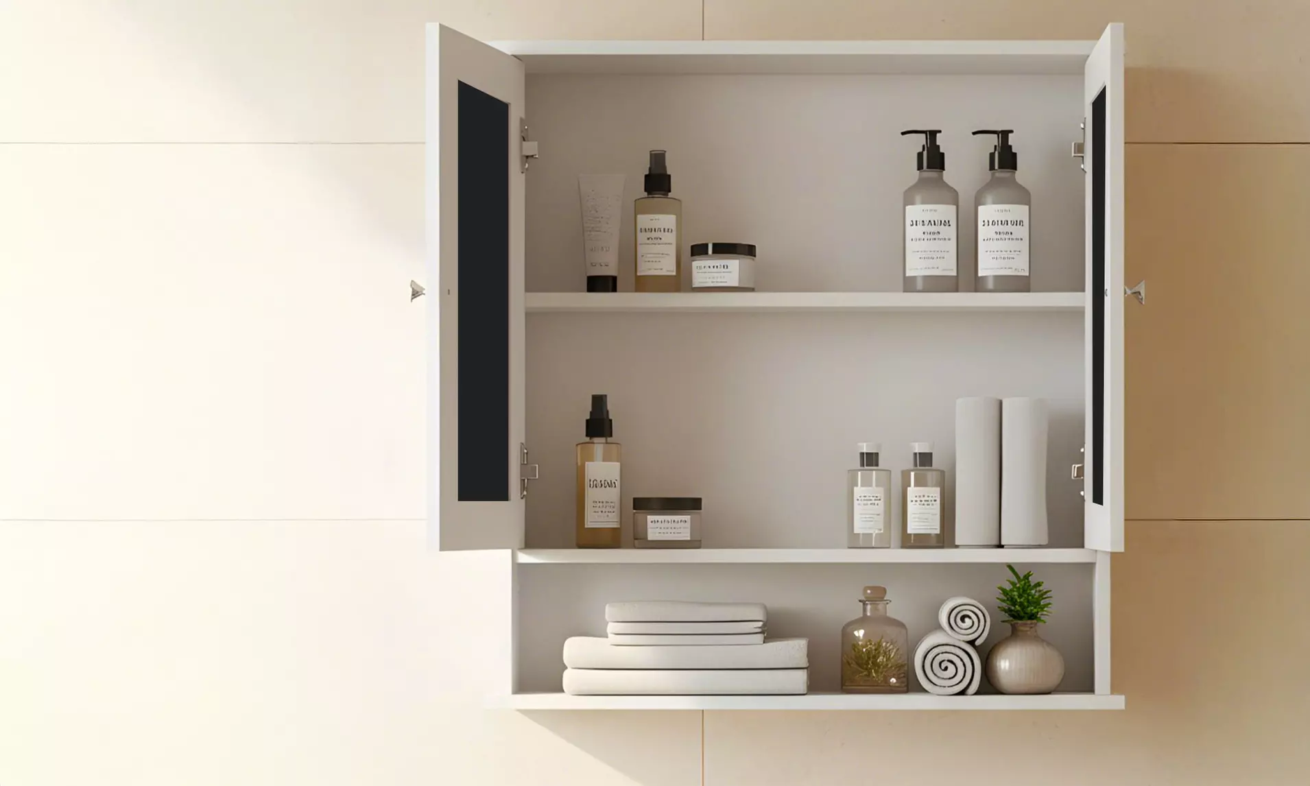 Levede Modern Bathroom Storage and Organisation Cabinets