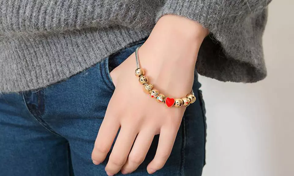 1 ou 2 bracelets de 3, 5 ou 10 Emojis - Primary Image
