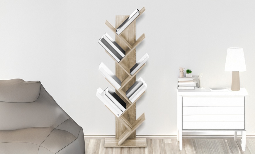 Image 2: Estantería con forma inspirada en ramas de árbol y 8 repisas