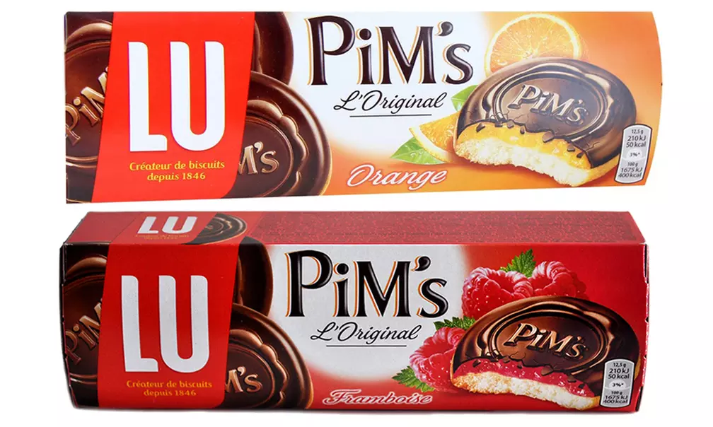 Lu: Packs de 15 paquets de Pim's, orange ou framboise - Primary Image