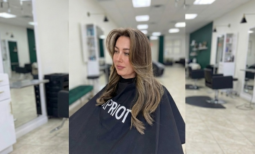 Image 4: One Single‑Process Color Treatment, Olaplex Treatment, Styling & More