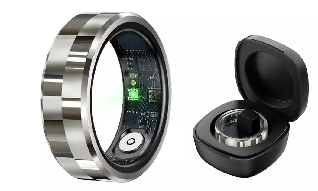 Health Rings Fitness Tracker Smart Ring with Charging Case