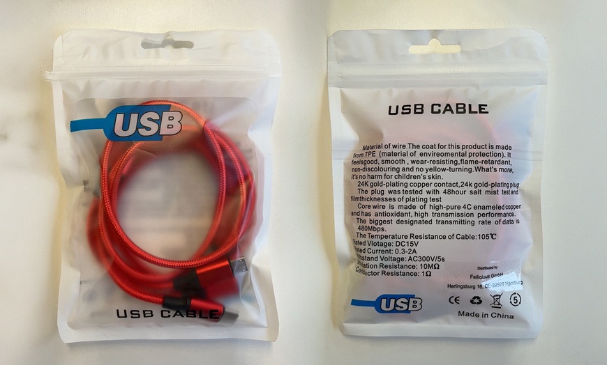 Image 13: 1x, 2x oder 3x 3-in-1 USB-Ladekabel