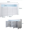 Image 3: Wit dressoir met led-verlichting