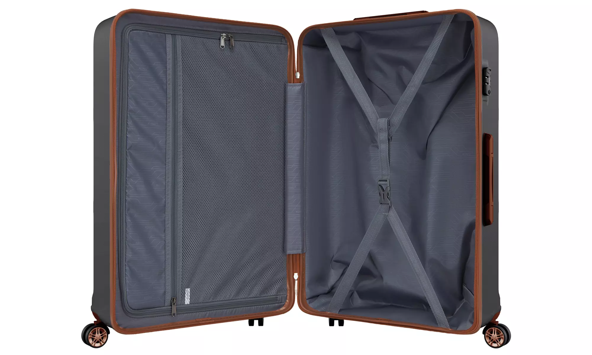 Kono ABS+PC 32 Zoll extra großer Koffer