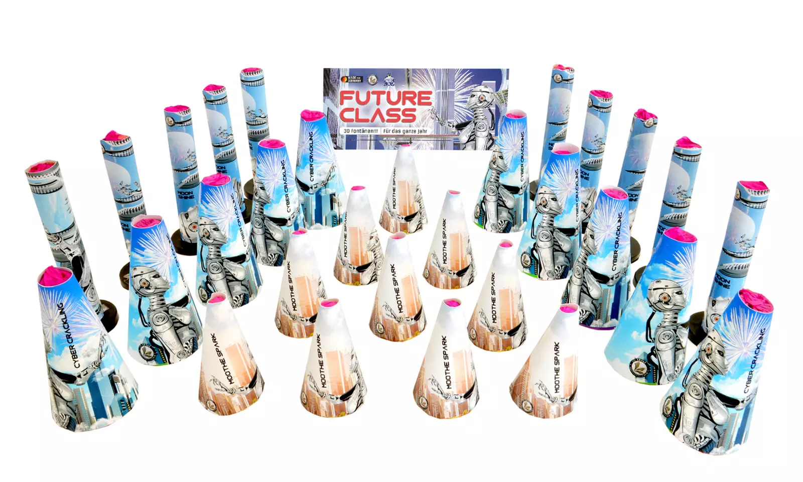 Wunderkerzen o. Vulkan-/Fontänen