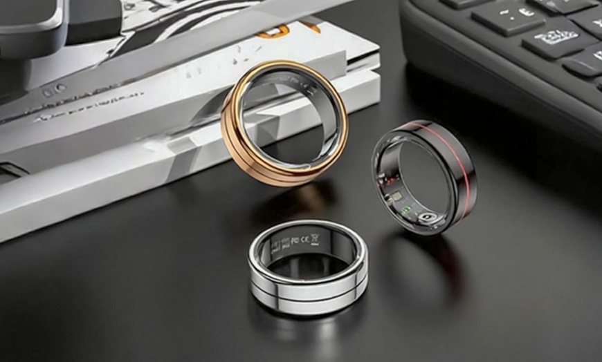 Image 1: Smart Fitness Ring – Heart Rate, Sleep & Activity Tracker 