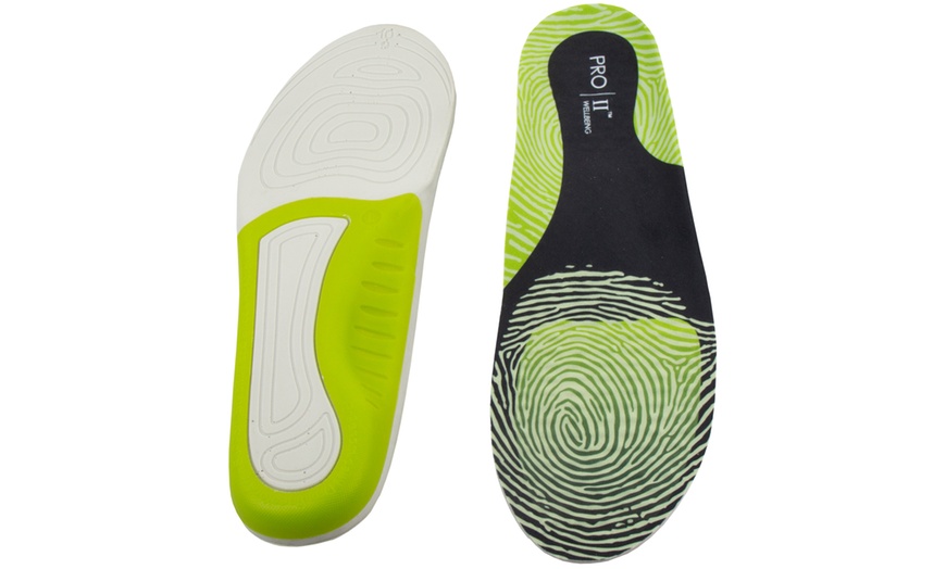 Image 5: 2 Pack Orthotic Memory Foam Insoles with Rigid Base Plantar Fasciitis