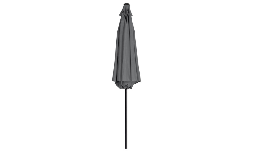 Image 13: 3M Rotating Parasol with UV Protection; Adjustable and Stylish Design