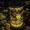 Image 3: Butterfly Solar Garden Lantern Decorative Outdoor Light