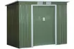 Outsunny Lean To Garden Shed in Galvanised Steel, 5.6x6.9ft or 7x4ft - Second Medium