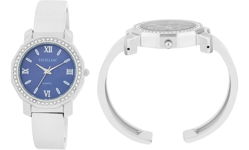 Image 19: Montre pour femme avec bracelet jonc Excellanc