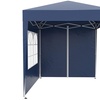 Image 5: Outsunny Pop-Up Gazebo 2m x 2m with Side Panels in Blue, Black, Green