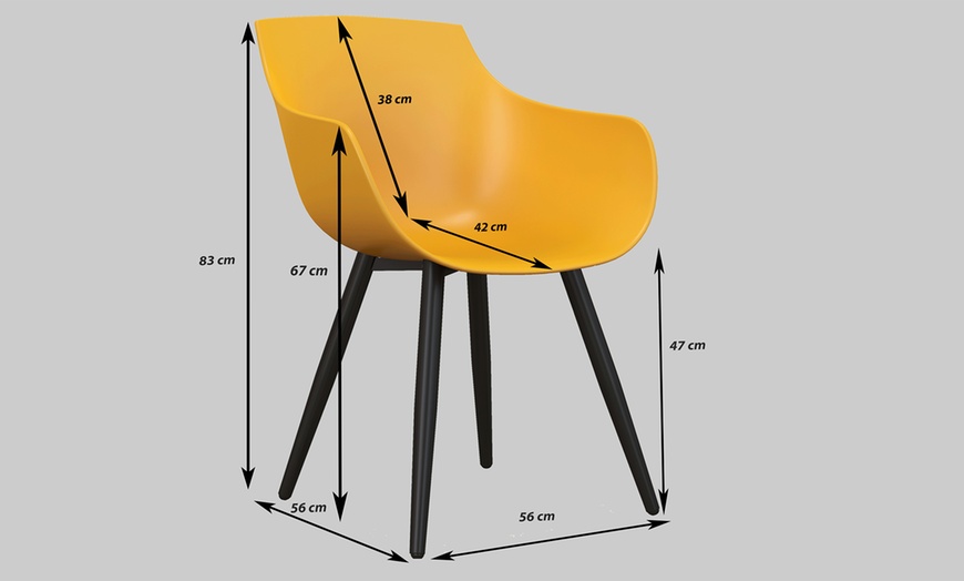 Image 13: Fauteuils de table Doosense "Yanice"