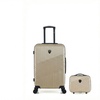 Image 3: Lot de 2 pièces : grande valise ou valise week-end avec vanity-case