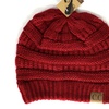 Image 21: Cheveux Corp. Women's Solid Classic CC Beanie