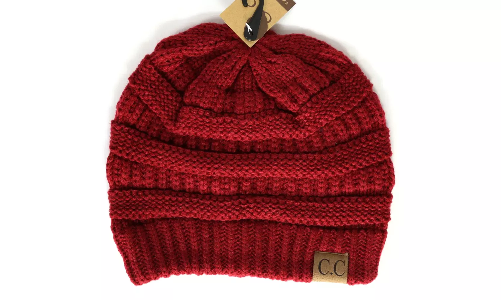 Cheveux Corp. Women's Solid Classic CC Beanie